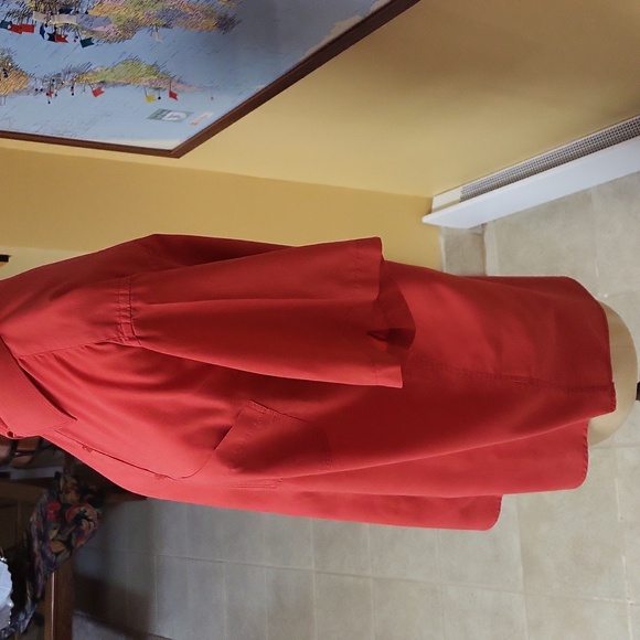 Zenformen professionnal Casual Button Down men Dress Shirt short sleeves red - Picture 4 of 15